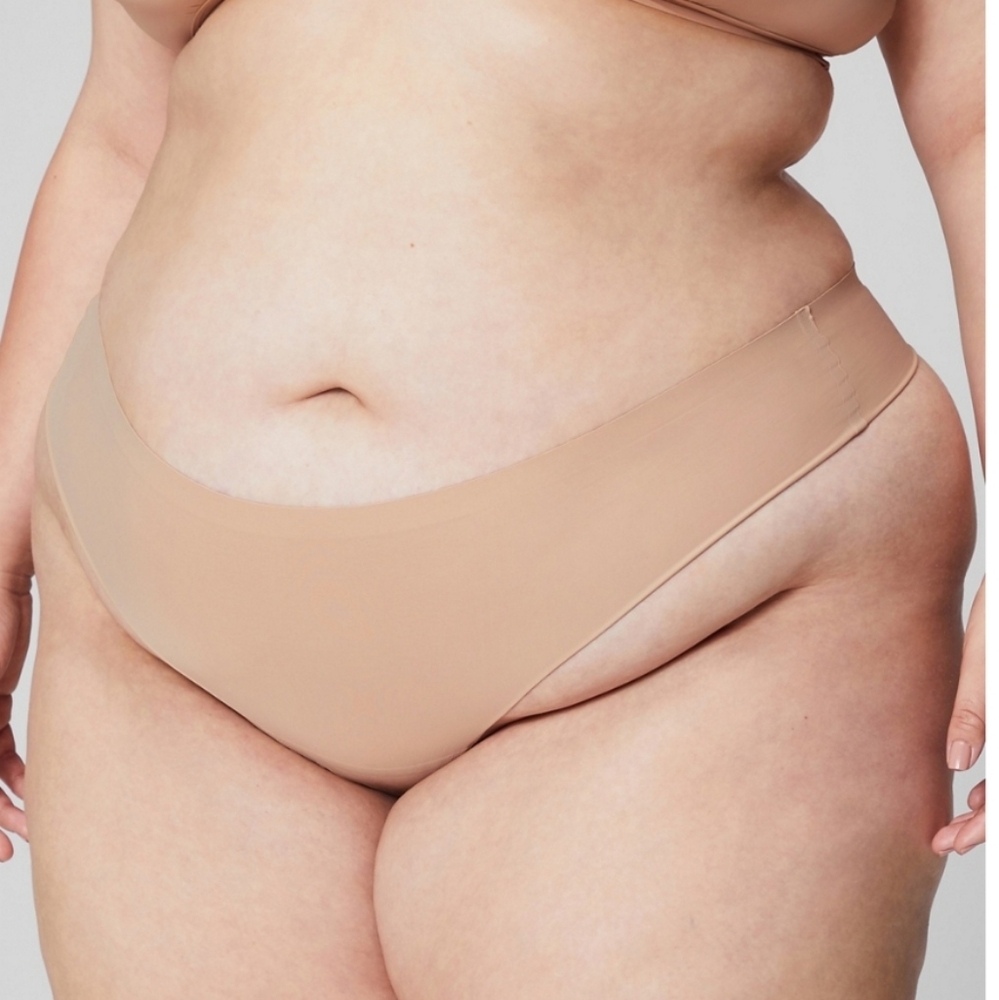 Bundle Of 2 Fabletics No Show Mid-Rise Thongs